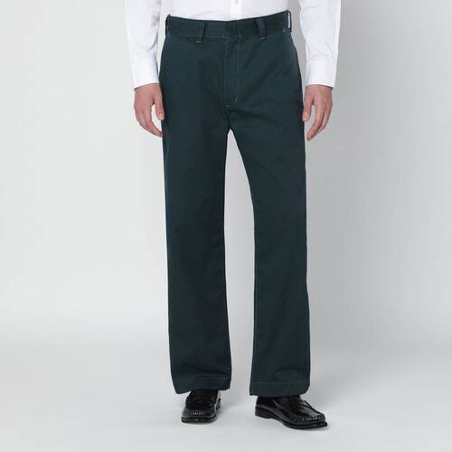 Needles 男士 FW25 长裤 COTTONBLEND 绿色裤子
