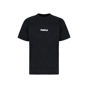 Purple Brand 男士 FW25 T恤 黑色棉质