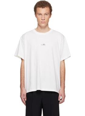 MM6 Maison Margiela马吉拉男士 T恤 灰白色 Numeric Cotton T 恤