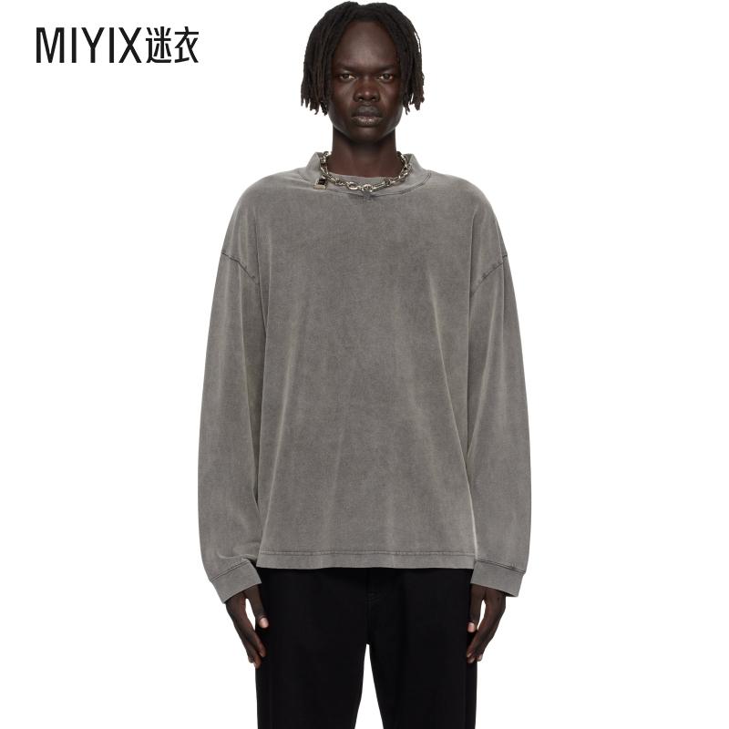 Acne Studios 男款灰色 Crew Neck Relaxed Fit 套头衫 迷衣时尚