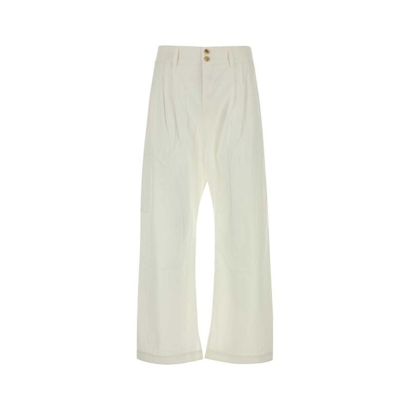 Gimaguas 男士 SS25 长裤 Valentin 白色棉质裤子