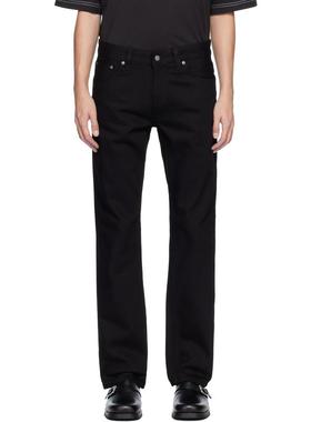 Nudie Jeans 男士 牛仔长裤 黑色 Slim Jim 牛仔裤