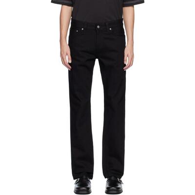 Nudie Jeans 男士 牛仔长裤 黑色 Slim Jim 牛仔裤
