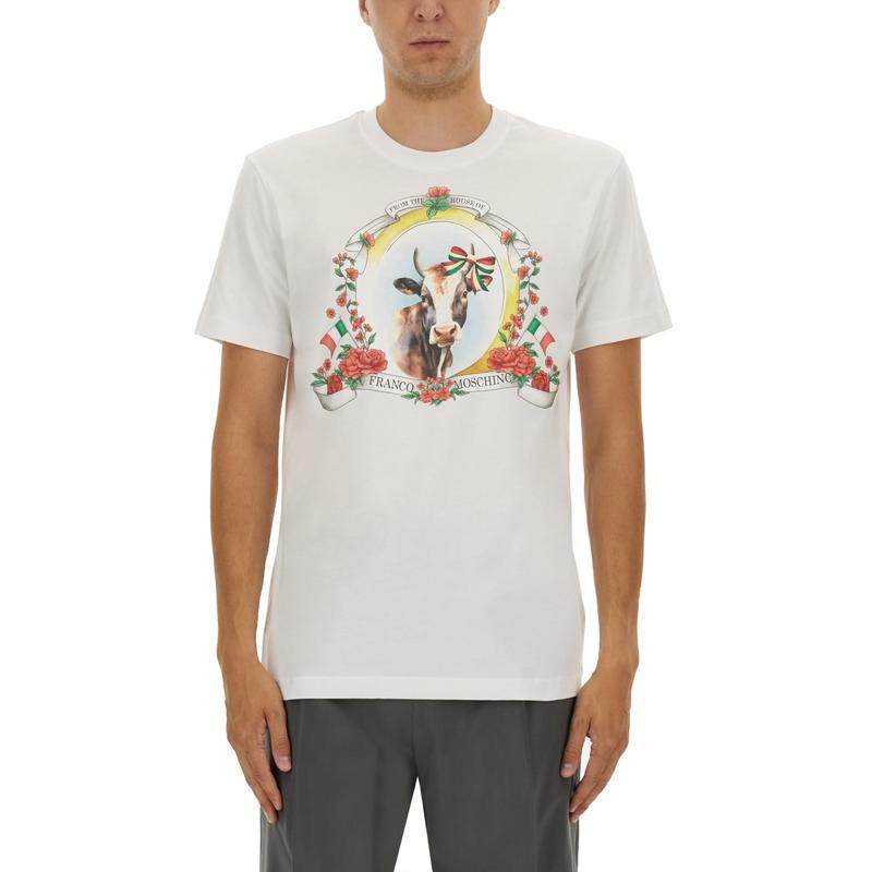 Moschino 男士 FW25 T恤 带LogoT恤