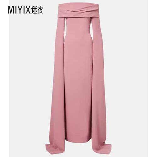 Solace London 女款Nuri 垂褶礼服 迷衣时尚