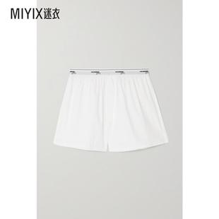 HommeGirls 棉質(zhì)府綢短褲 迷衣時尚 女