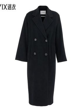 【秋冬新品】IVY & OAK 女款'Clara' Revers 黑色双排扣凹口羊毛