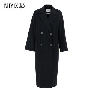 黑色雙排扣凹口羊毛 IVY Clara Revers 女款 秋冬新品 OAK