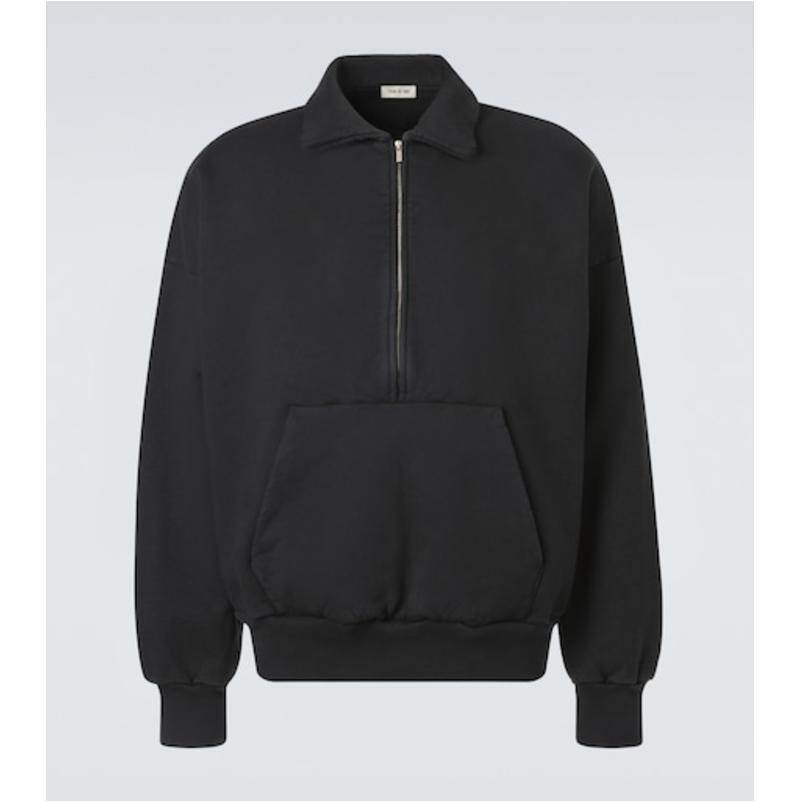 Fear Of God 男士 卫衣 棉质针织半拉链运动衫