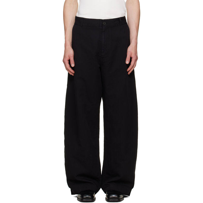 Studio Nicholson 男士 FW26 牛仔长裤 黑色 Minard 长裤图片
