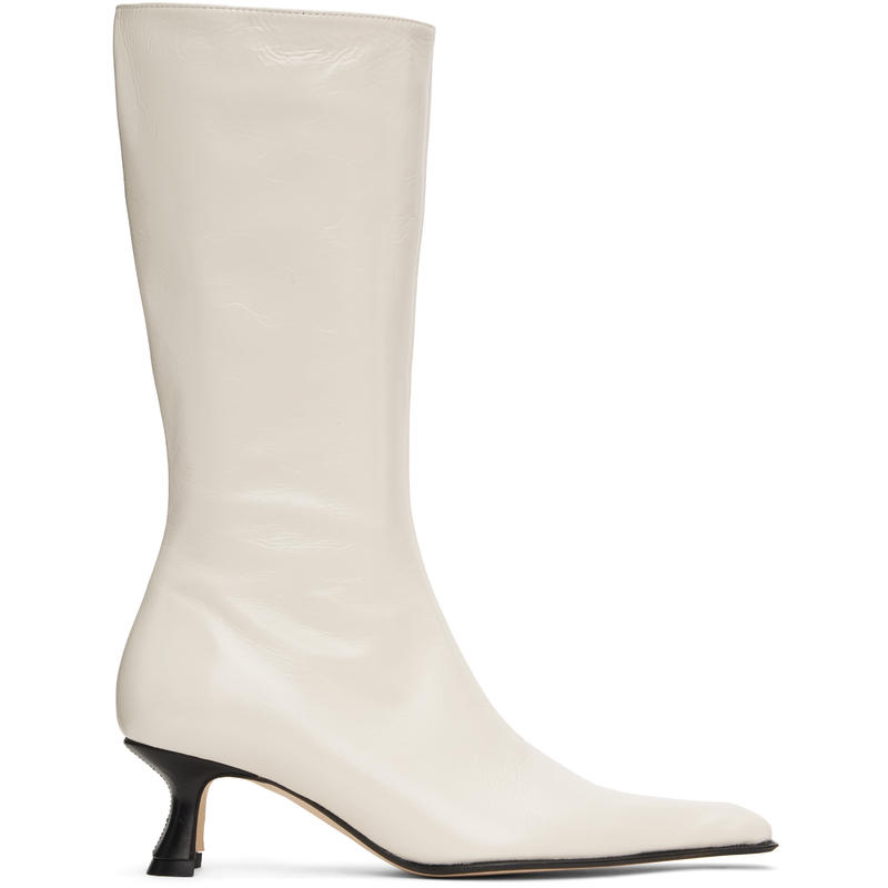 Miista 女士 中筒靴 白色 Rilla 中筒靴
