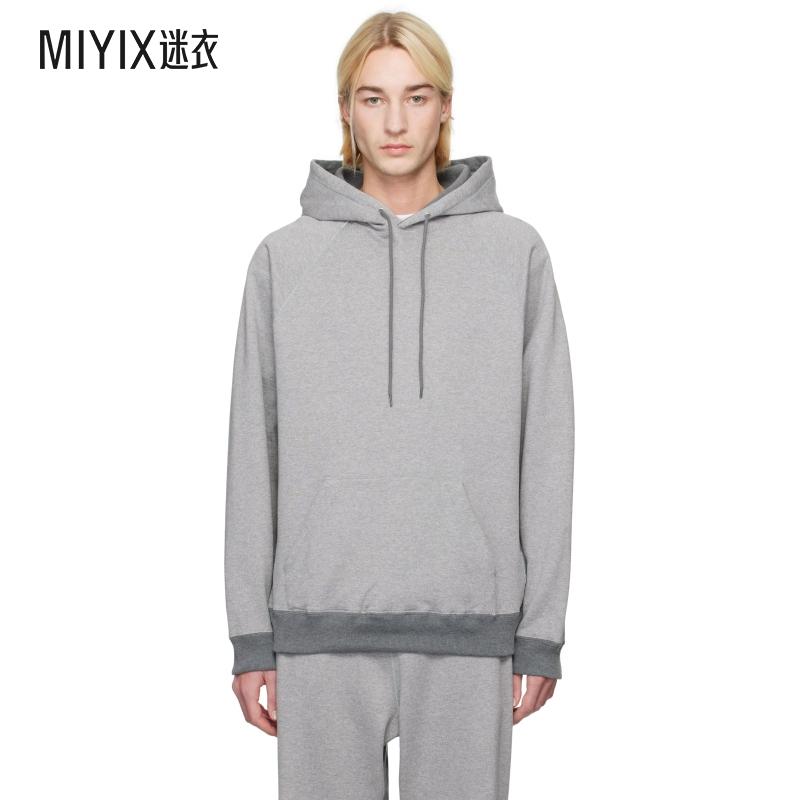 nanamica 男士灰色 Pullover Sweat 连帽衫 迷衣时尚