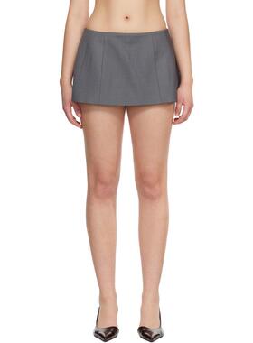 CPLUS Series 女士 迷你裙 灰色 Straight Short 裙裤