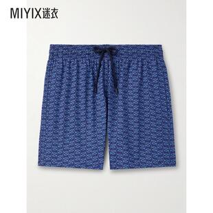 Moopea 早秋新品 Vilebrequin 迷衣时尚 直筒中长印花羊毛泳裤