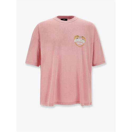 Represent 男士 FW25 T恤 棉质磨破质感