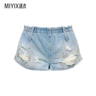 春夏新品 女士腰带环牛仔短裤 MM6 Margiela马吉拉 迷 Maison