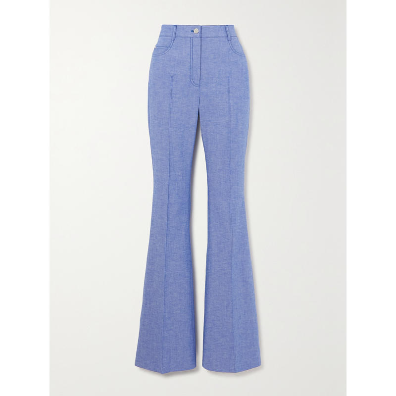 Akris 女士 长裤 Farid 弹力棉质喇叭长裤