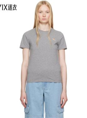 Maison Kitsuné 女款灰色 Baby Fox Patch Regular T 恤 迷衣时