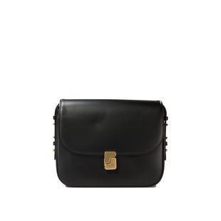 Soeur 女士 SS26 斜挎包 黑色皮革