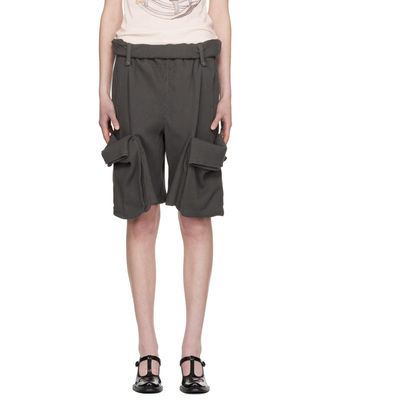 OPEN YY 女士 短裤 灰色 Rolled Waist Sweat 工装