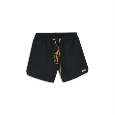 Rhude 男士 SS26 泳裤 经典Logo抽绳