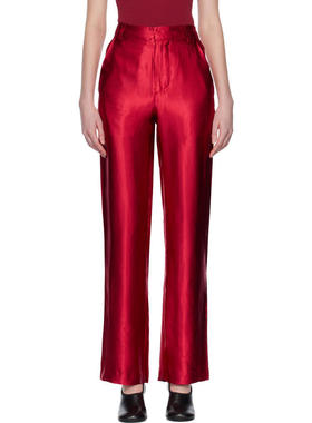 Edward Cuming 女士 长裤 红色 Slink Tailored 长裤