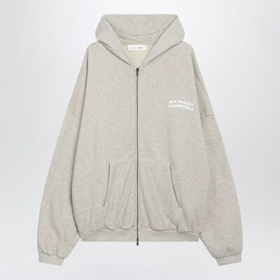 Essentials 男士 SS26 卫衣 90S ZIPUP 浅褐色混杂连帽衫