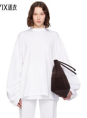 MARIE ADAM-LEENAERDT 女款白色 Jersey Fitted XXL T 恤 迷衣时