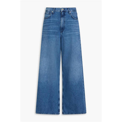 Rag  Bone 瑞格布恩 女士 牛仔长裤 Serena 高腰阔腿牛仔裤
