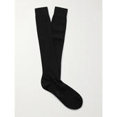 Piana 男士 袜子 Loro Sottile 罗纹羊毛羊绒真丝混纺袜子