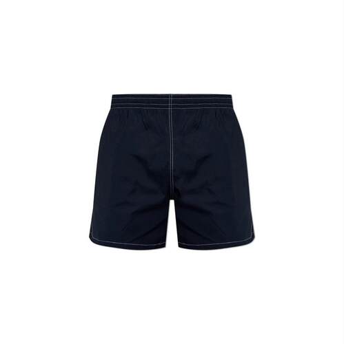 Balmain 巴尔曼 男士 SS26 泳裤 Balmain 标志刺绣撞色缝线
