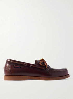 Sebago 男士 休闲皮鞋 Portland 皮质船鞋