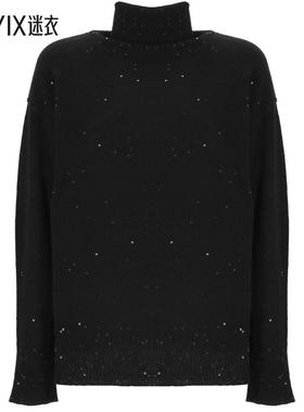 【秋季新品】Lorena Antoniazzi 黑色毛线衫女款 迷衣时尚