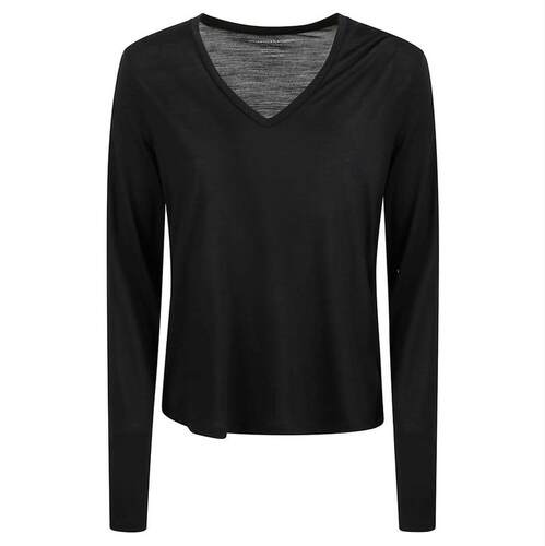 MAJESTIC FILATURES 女士 FW25 T恤 V领长袖
