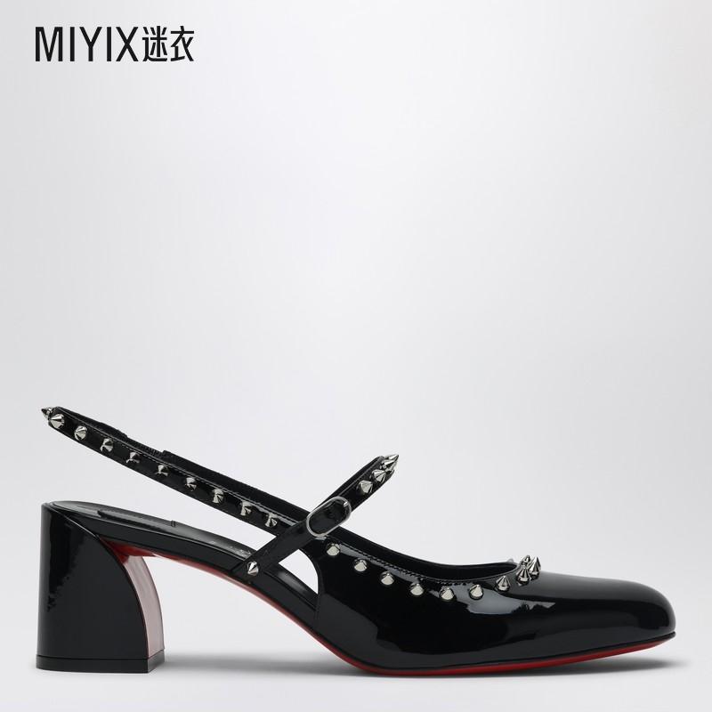 【春夏新品】Christian Louboutin路铂廷 女款Janispikes 玛丽珍