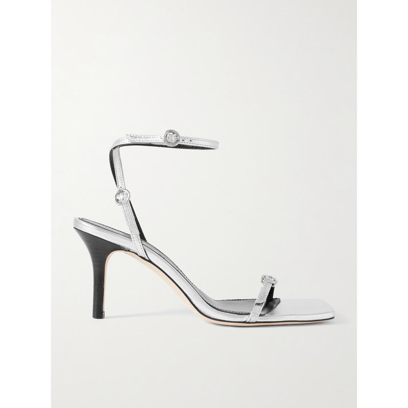 Aeyde 女士 凉鞋 Hallie 金属感皮质凉鞋