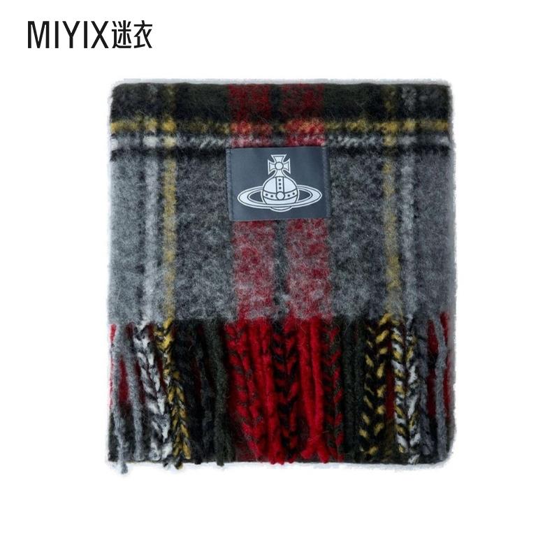 [秋冬新品]Vivienne Westwood西太后 男女同款羊毛混纺围巾 迷衣