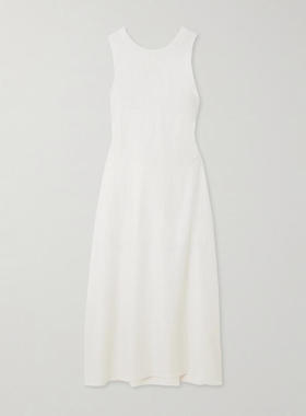 POSSE 女士 FW25 中长连衣裙 Matilda 露背层叠亚麻长款连衣裙