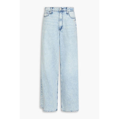 Rag  Bone 女士 牛仔长裤 Sofie 酸性水洗高腰阔腿牛仔裤