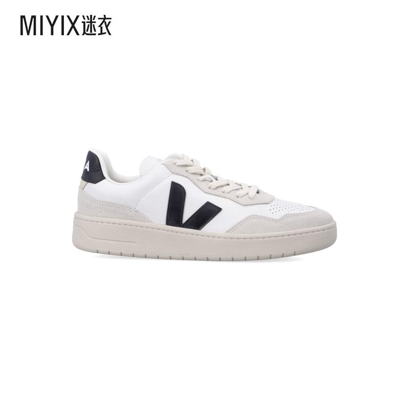 [秋冬新品]Veja V-90 白色黑色皮质运动鞋男女同款 迷衣时尚