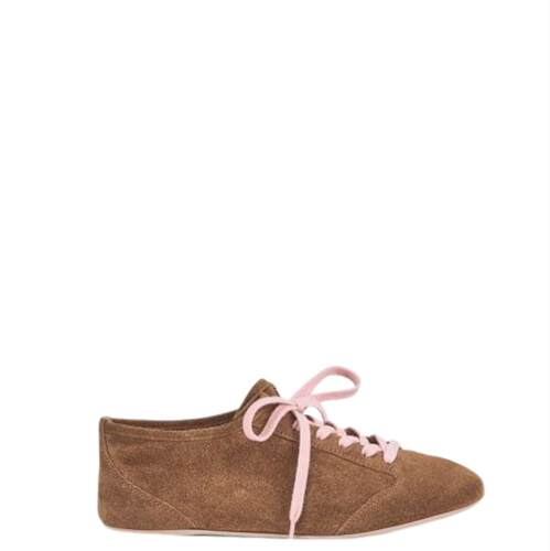AGL Shoes 女士 SS26 运动鞋 FASTENING FRONT 棕色系带鞋