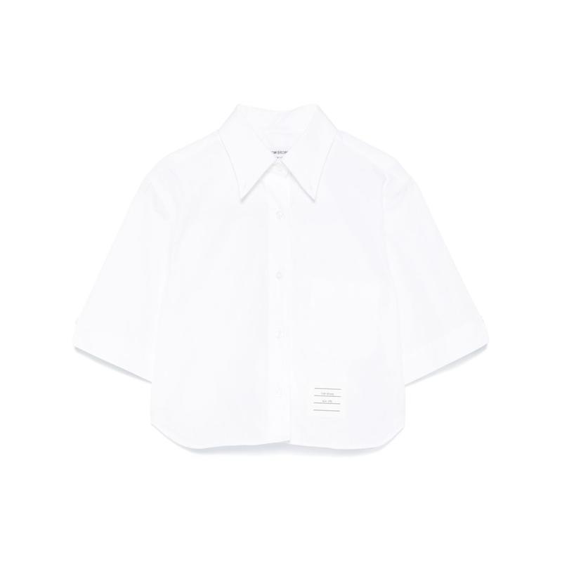 Thom Browne 女士 SS26 衬衫 棉质短款衬衫