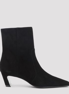 Stuart Weitzman 女士 秋冬新品 短靴 STASSI 50 拉链短靴