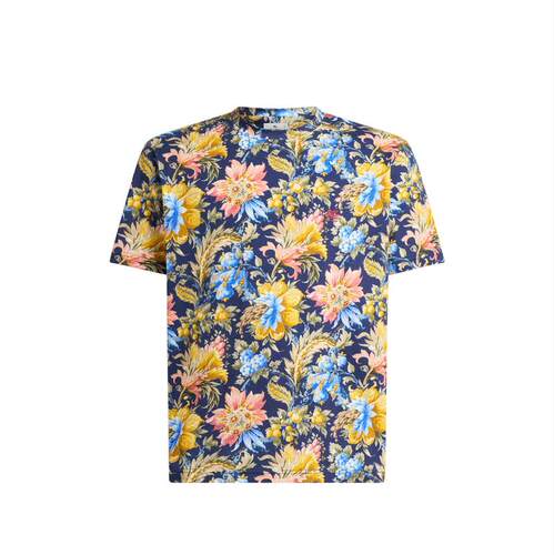 Etro 艾绰 男士 FW26 T恤 C-NECK ROMA 棉质