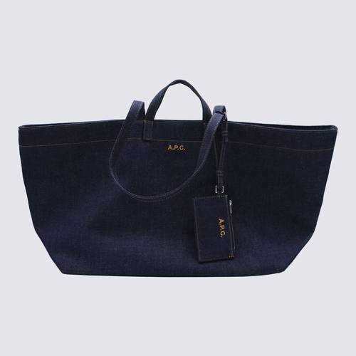 A.P.C. 男士 FW26 托特包 Le Drummer 牛仔布手提包