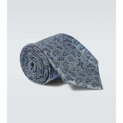 Etro 男士 领带/领结 佩斯利真丝领带