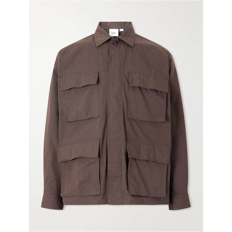 WTAPS 男士 FW26 夹克 CORDURA® 徽标印花棉混纺衬衫式