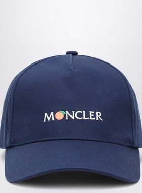 Moncler Genius 男士 FW25 棒球帽 蓝色带Logo棒球帽