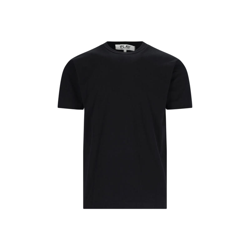 Comme Des Garcons Play 中性（成人） T恤 and Polos T恤黑色T恤