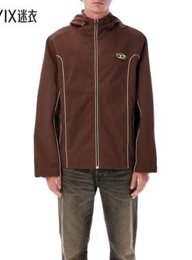 【早秋新品】Diesel J-Hives 徽標貼花連帽夾克男款 迷衣时尚 迷